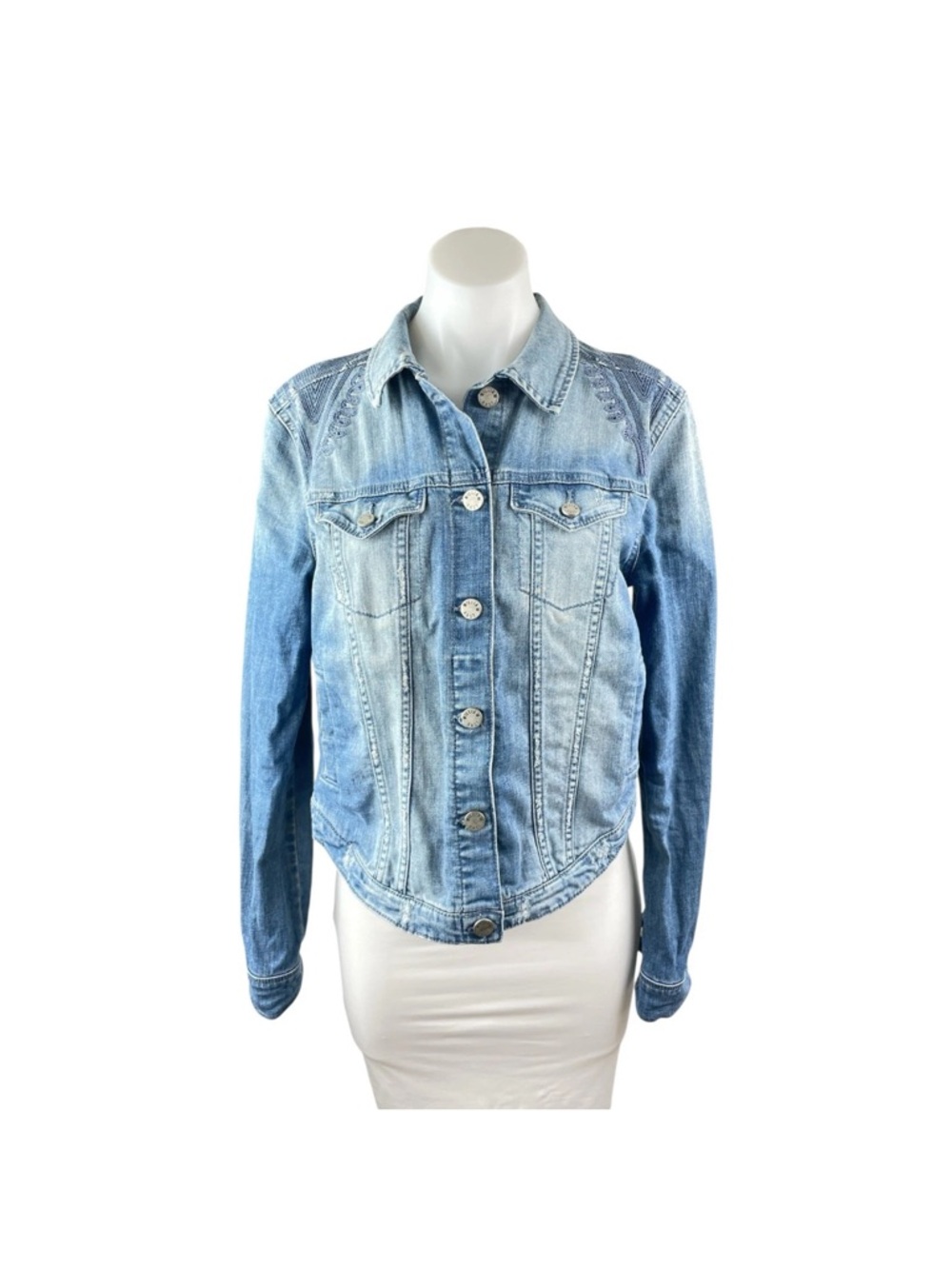 Will Rast Light Wash Denim Jacket/Shirt - Classic Button Front